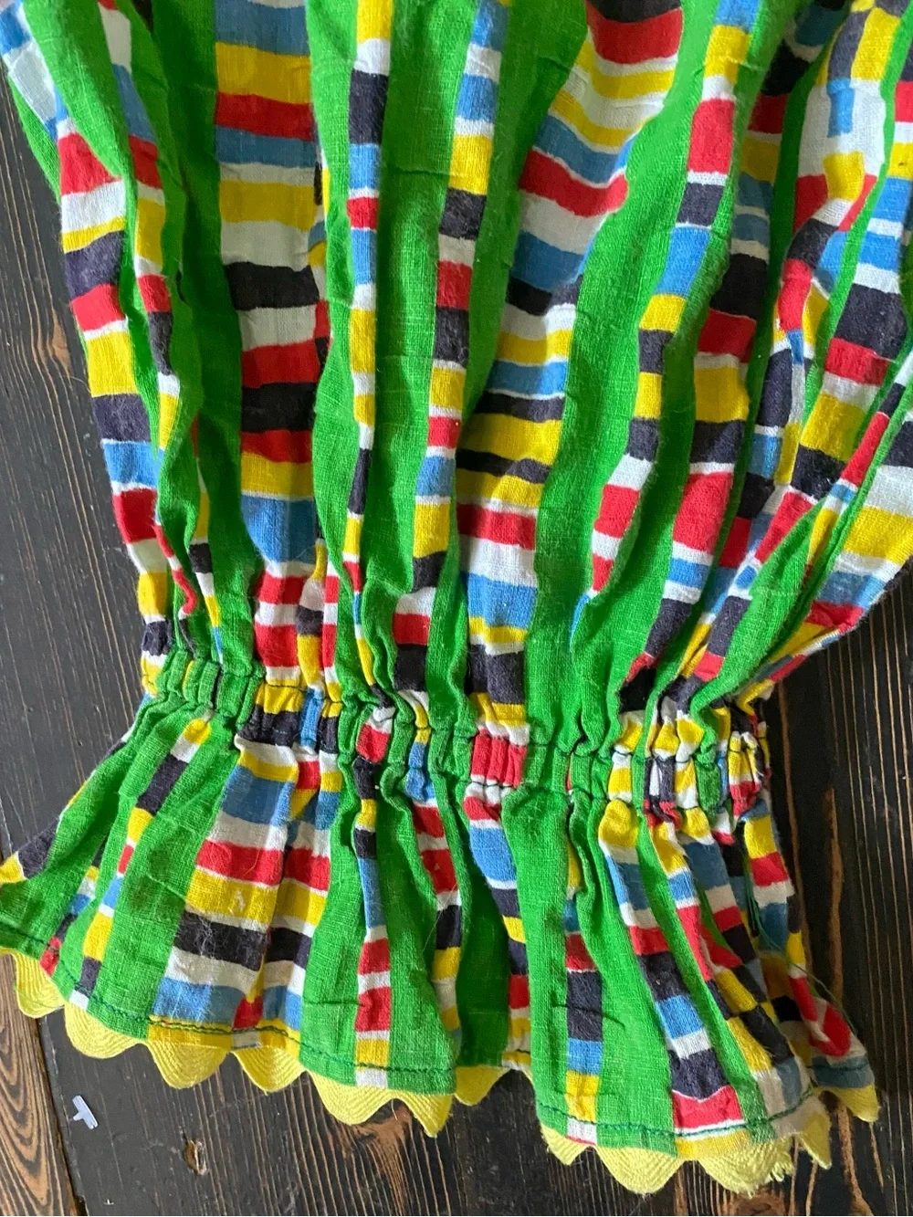Colorful Vintage Kids Clown Costume